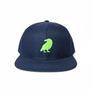 Boné Rua316 – Corvo Bordado Verde Neon