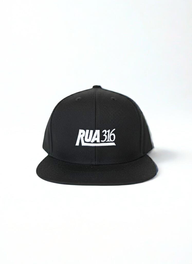 Boné Rua316 – Logo Bordada Branco
