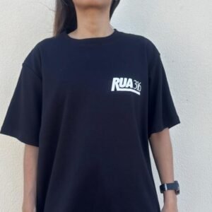 Camiseta Oversized Feminina Rua316 - Preto