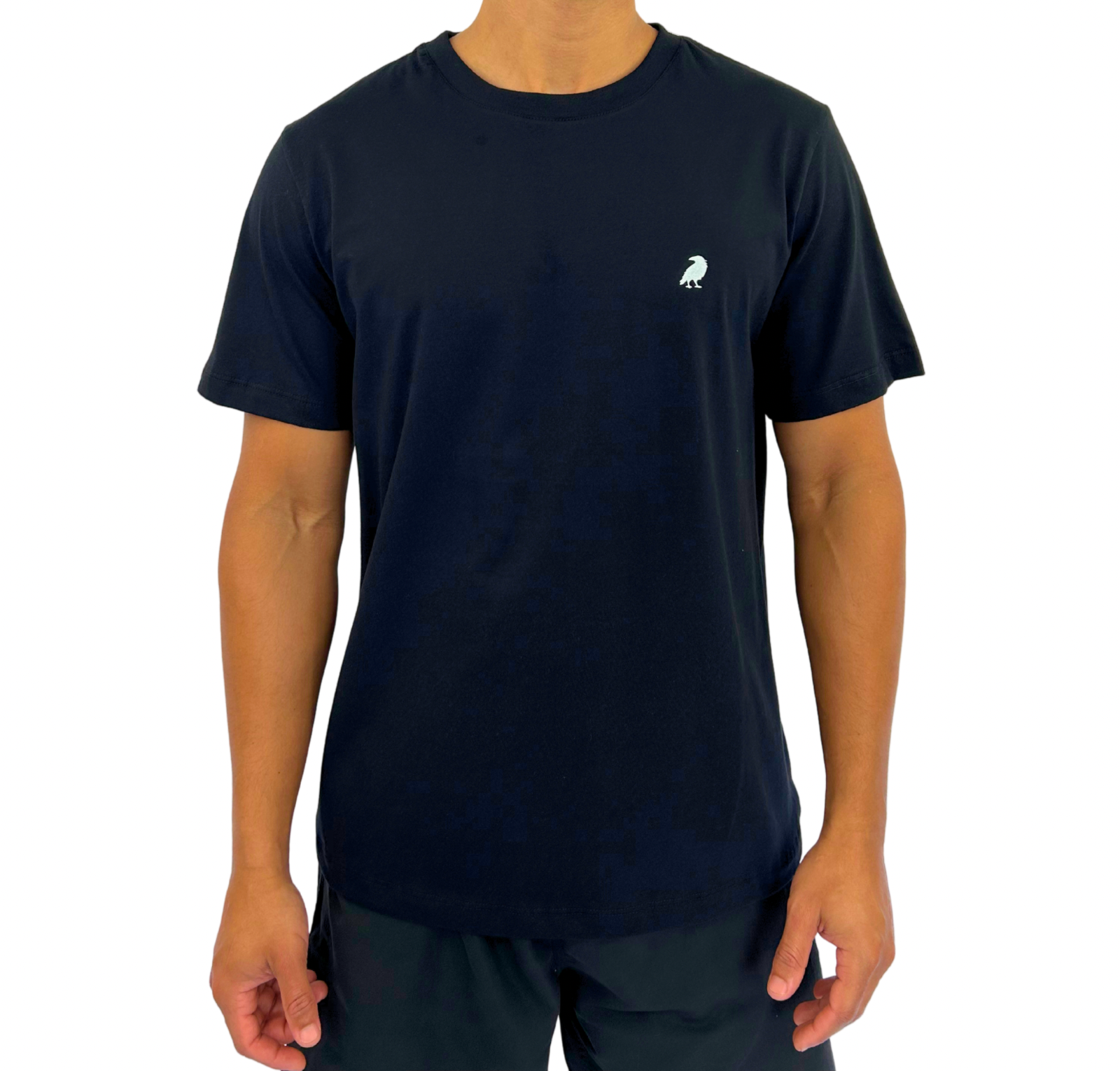 Camiseta Tradicional Preto – Logo Corvo