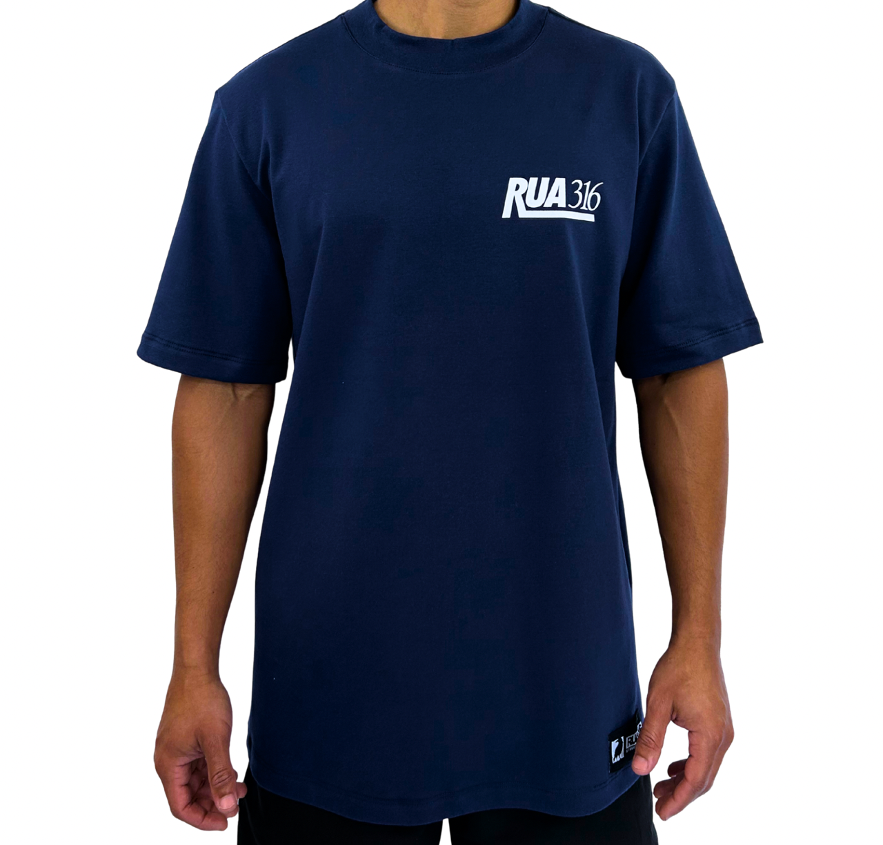 Camiseta Street Masculina Rua316 Azul Marinho
