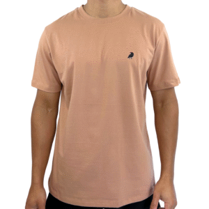 Camiseta Tradicional Bege – Logo Corvo
