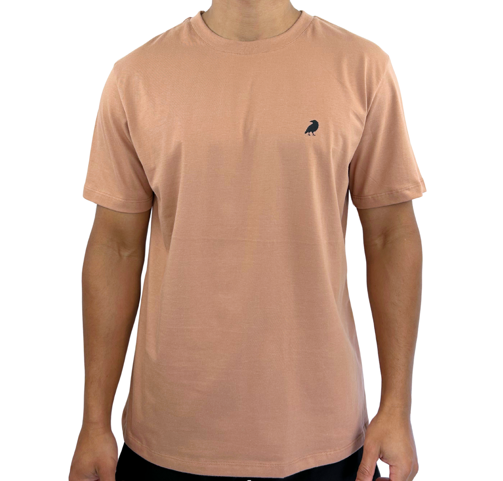 Camiseta Tradicional Bege – Logo Corvo