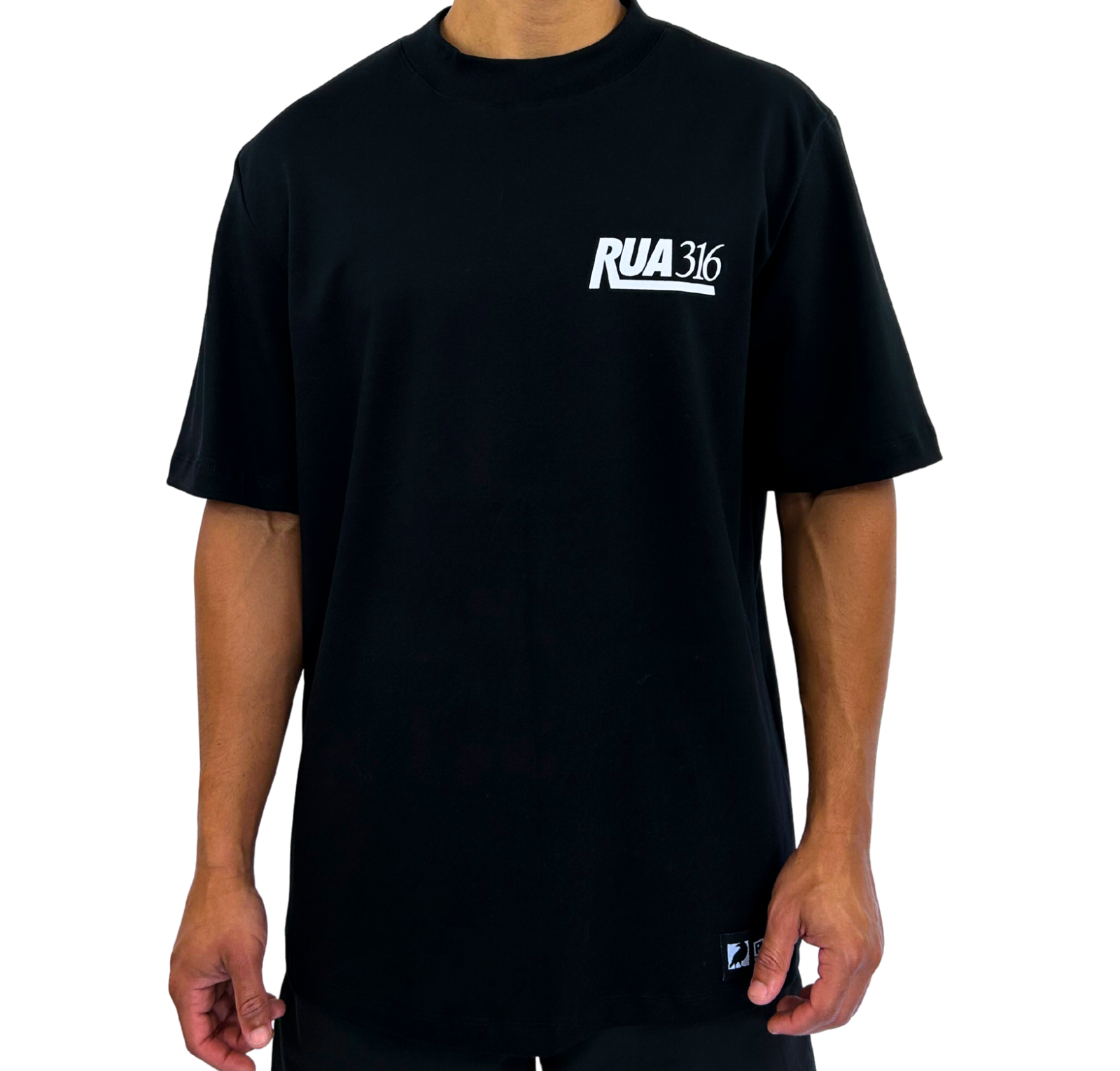 Camiseta Street Masculina Rua316 - Preto